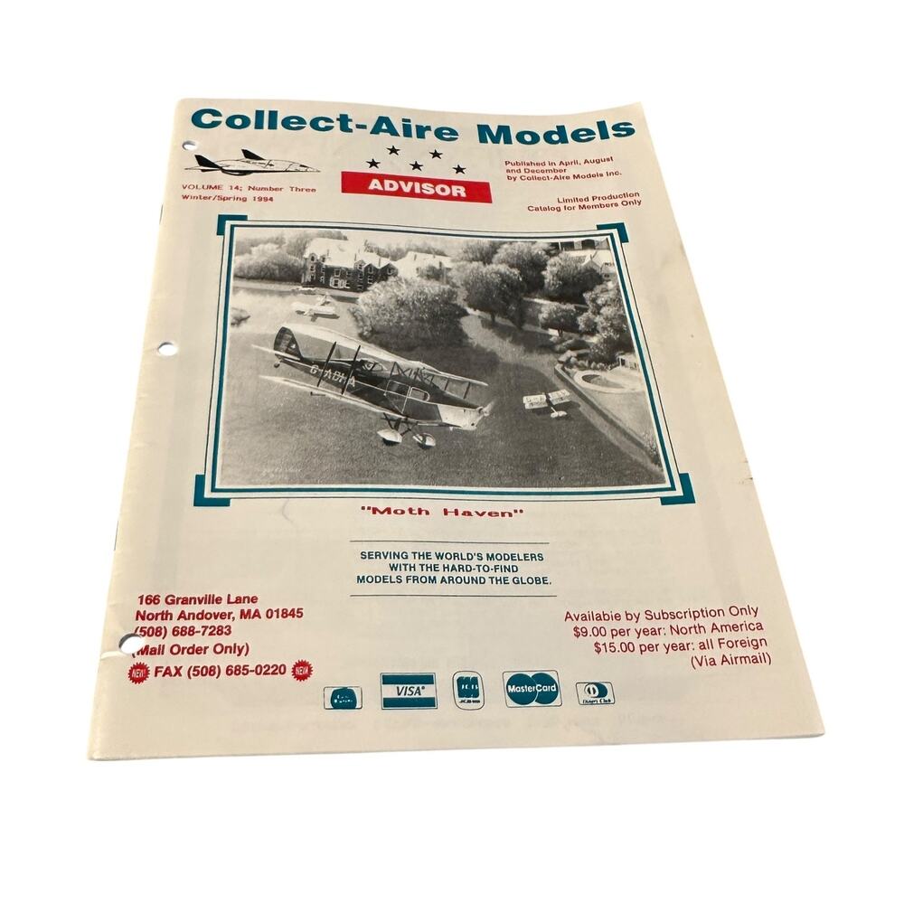 Collect Aire Models Advisor Catalog Vol 14 #2 Winter/Spring 1994